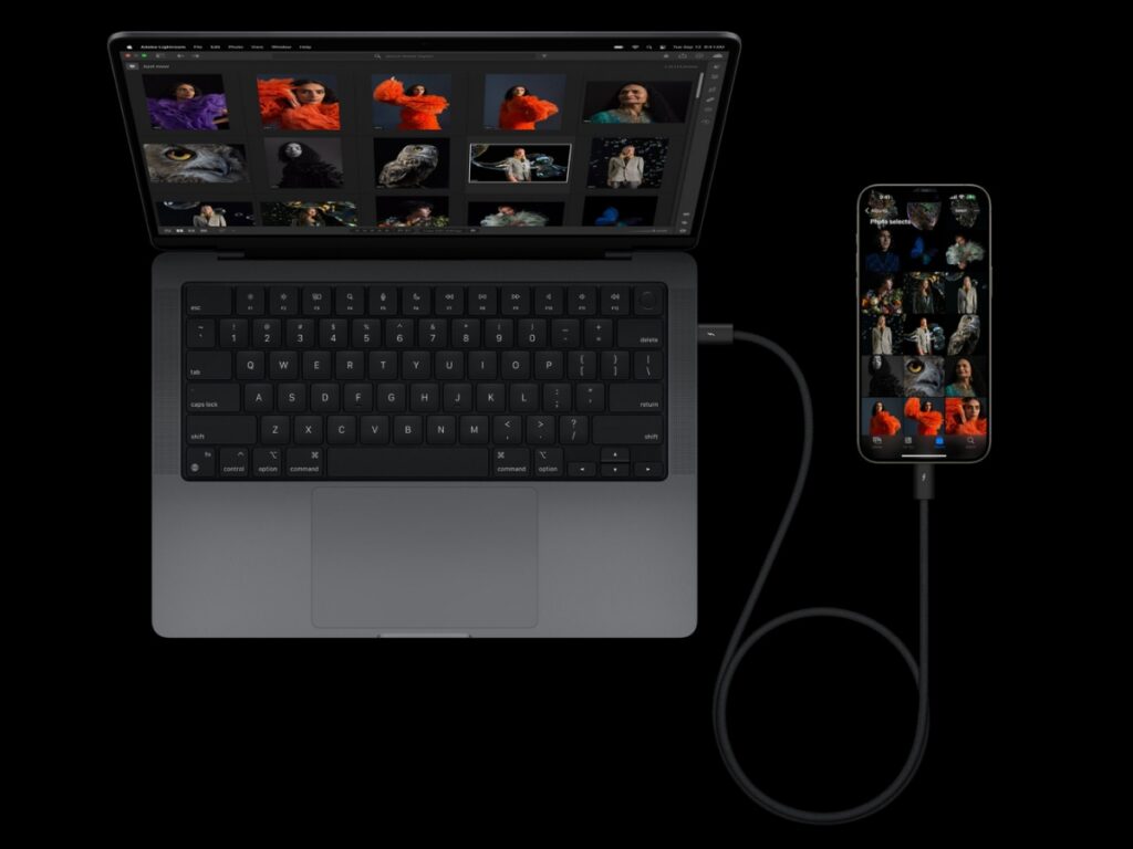 konektor USB-C Iphone 15 pro