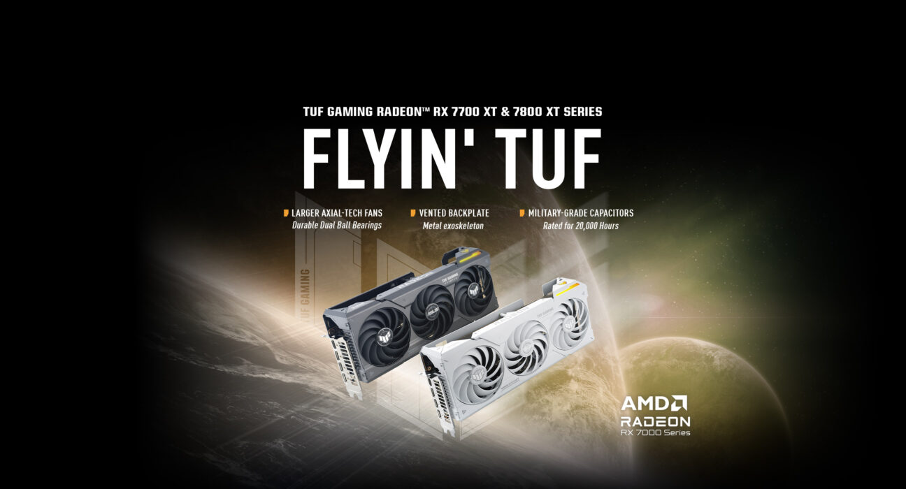 ASUS mengumumkan kehadiran 3 GPU terbaru dari lini TUF Gaming yaitu AMD Radeon RX 7800 XT dan TUF Gaming AMD Radeon RX 7700 XT