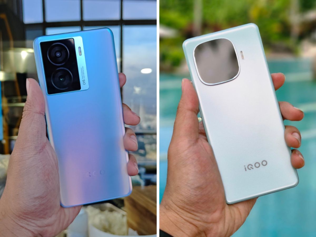 IQOO Z7 (kiri) dan IQOO Z9 (kanan)