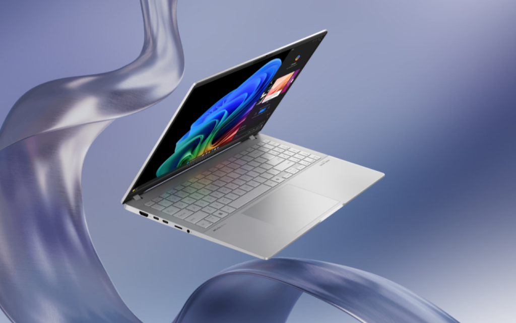 laptop ASUS Vivobook S15 berwarna silver