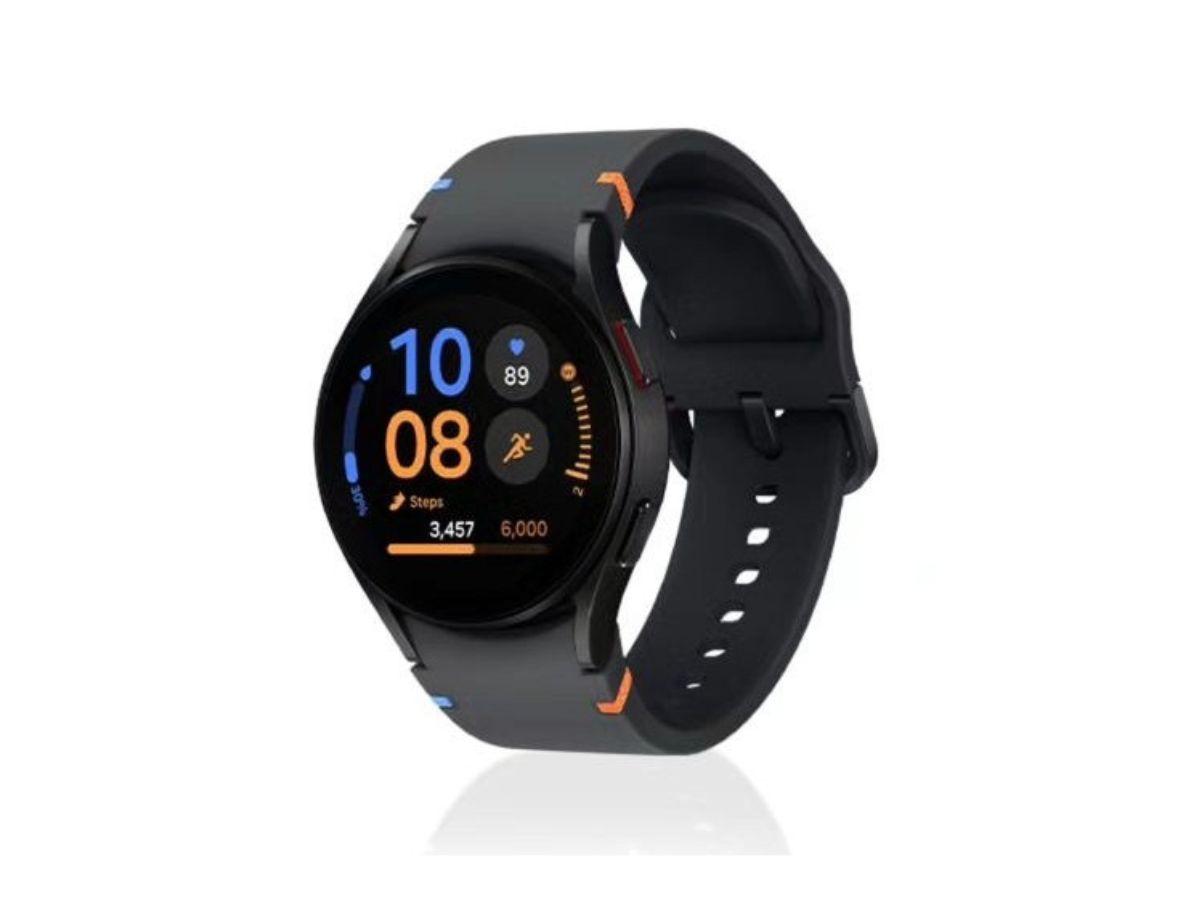 smartwatch atau jam pintar dari samsung dengan warna hitam