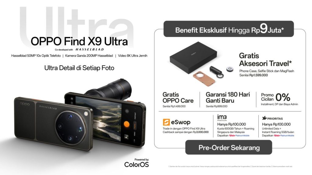  Pre-order OPPO Find X9 Ultra