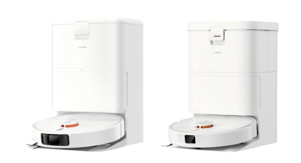 beda Xiaomi Robot Vacuum H50 Pro (kiri) H50 (kanan)