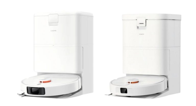 beda Xiaomi Robot Vacuum H50 Pro (kiri) H50 (kanan)