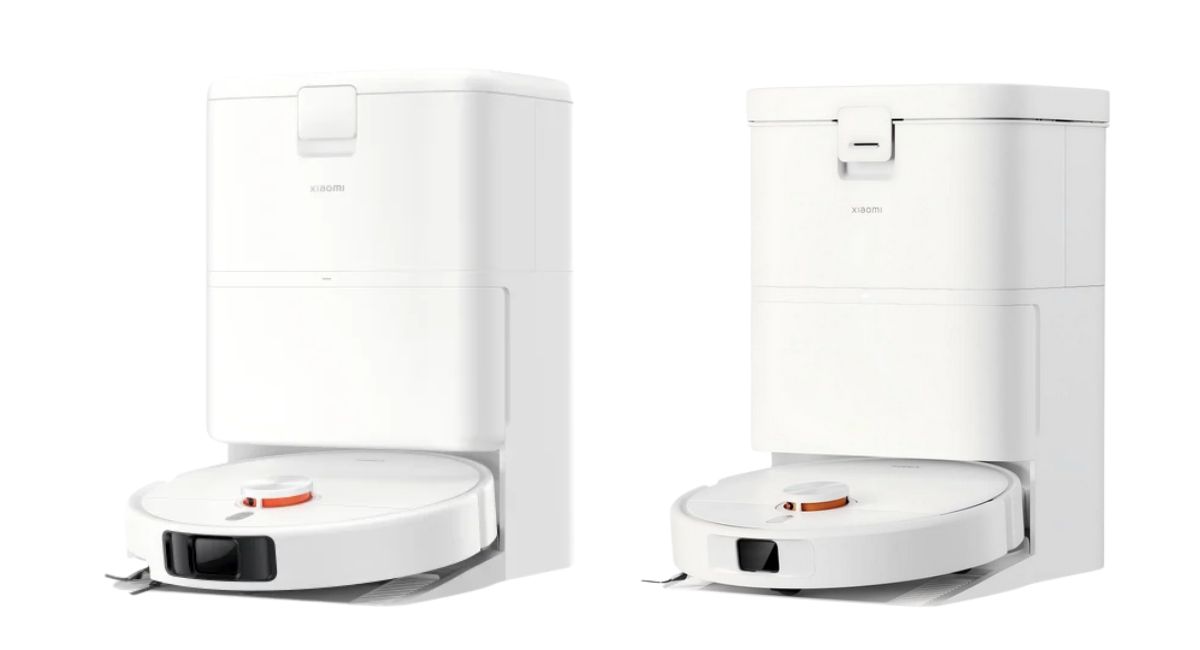 beda Xiaomi Robot Vacuum H50 Pro (kiri) H50 (kanan)