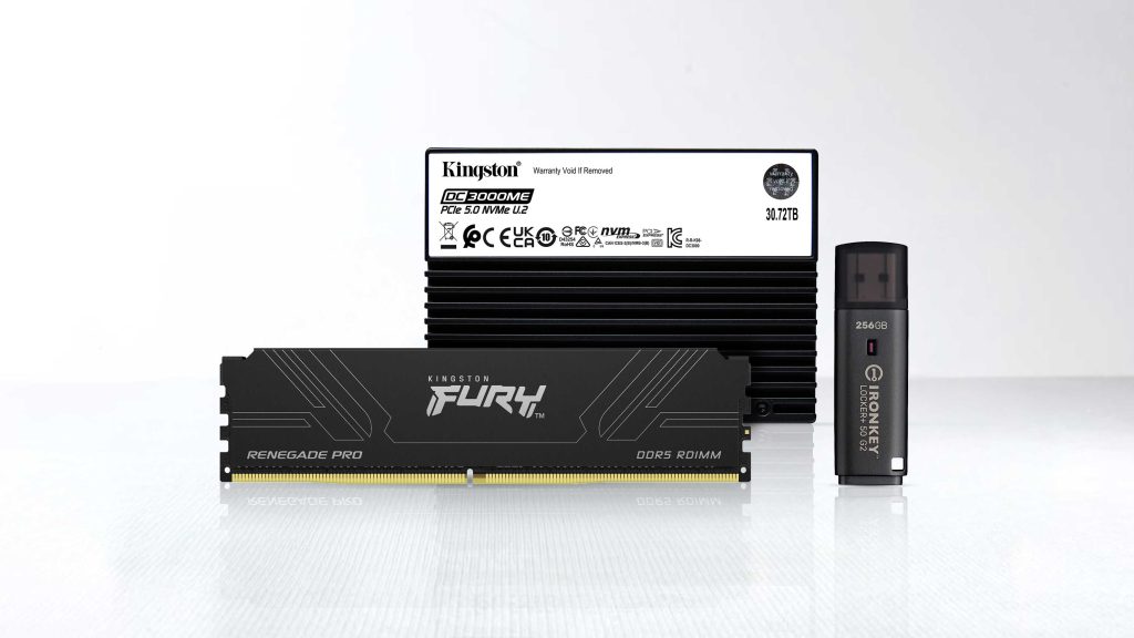 Kingston rilis RAM DDR5, IronKey Locker+ 50 G2, dan SSD PCIe Gen 5 untuk workstation dan data center.