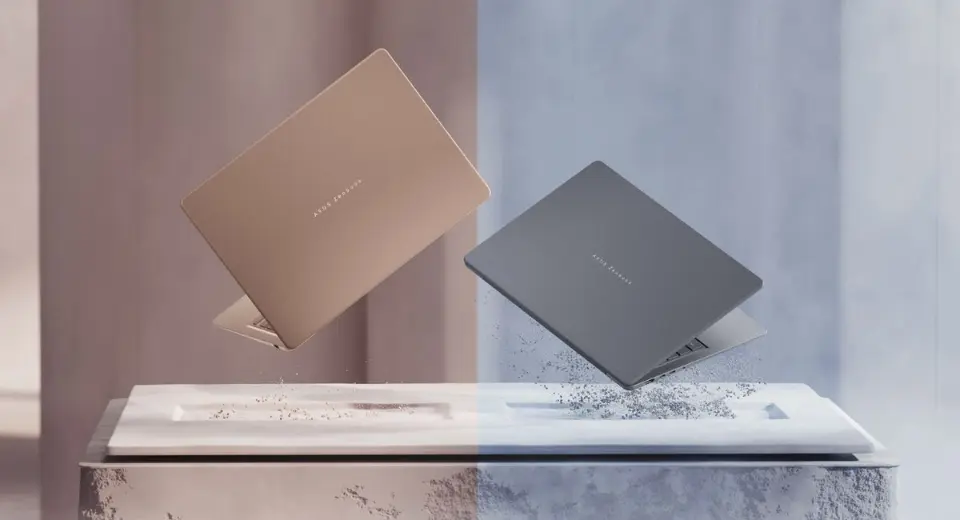 ASUS memperkenalkan Zenbook 14 dan Vivobook S Series berbasis Snapdragon di COMPUTEX 2026. Zenbook 14 hadir dengan opsi prosesor Intel, AMD, dan Snapdragon, bobot 1,1 kg, baterai lebih dari 21 jam, serta NPU hingga 50 TOPS. Vivobook S14 dan S16 memakai Snapdragon X secara eksklusif, dengan layar OLED, bodi full-metal, dan baterai lebih dari 25 jam. Vivobook S14/S16 Flip membawa engsel 360 derajat, layar sentuh 2K OLED, dukungan ASUS Pen 3.0, dan baterai lebih dari 20 jam. Lini ini memperkuat strategi ASUS di pasar AI PC, terutama untuk pengguna yang membutuhkan laptop ringan, hemat daya, dan siap menjalankan fitur AI modern. Harga dan ketersediaan di Indonesia belum diumumkan.