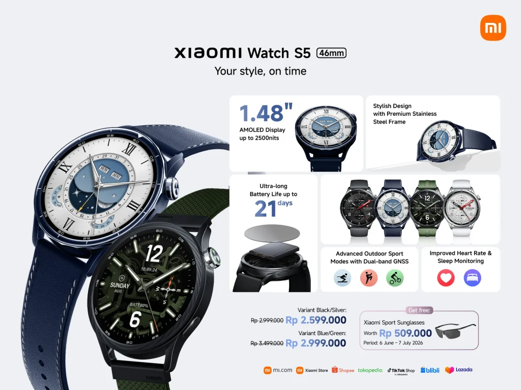 Promo Xiaomi Watch S5