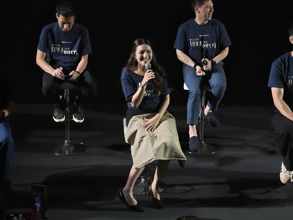 Shania Gracia pemeran Vania dalam serial Antara Suka dan Dusta