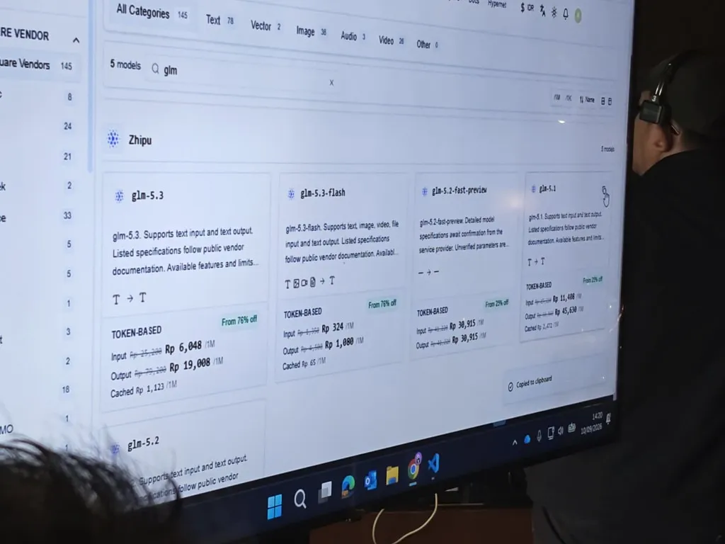 Tokenku AI menawarkan lebih dari 120 LLM dalam satu dashboard