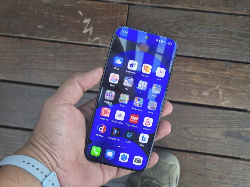 layar smartphone Huawei Nova 16s