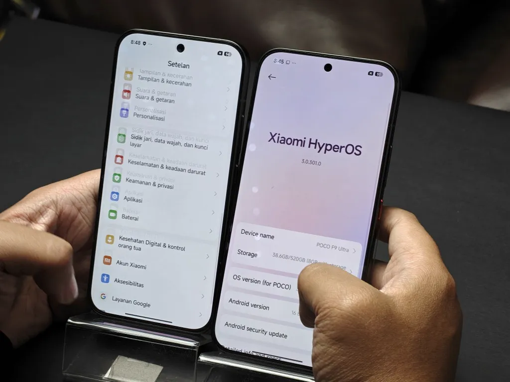 Penampakan Layar Depan POCO F9 Ultra & F9 Pro